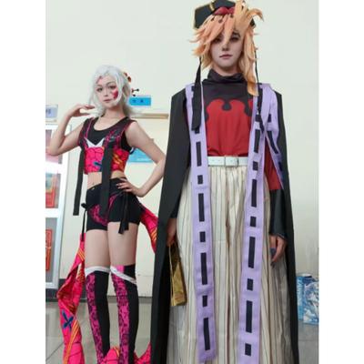 Kimetsu No Yaiba Doma Cosplay Uniform, Twelve Kizuki Upper Rank 2 Demon Role Play Costume Full Set