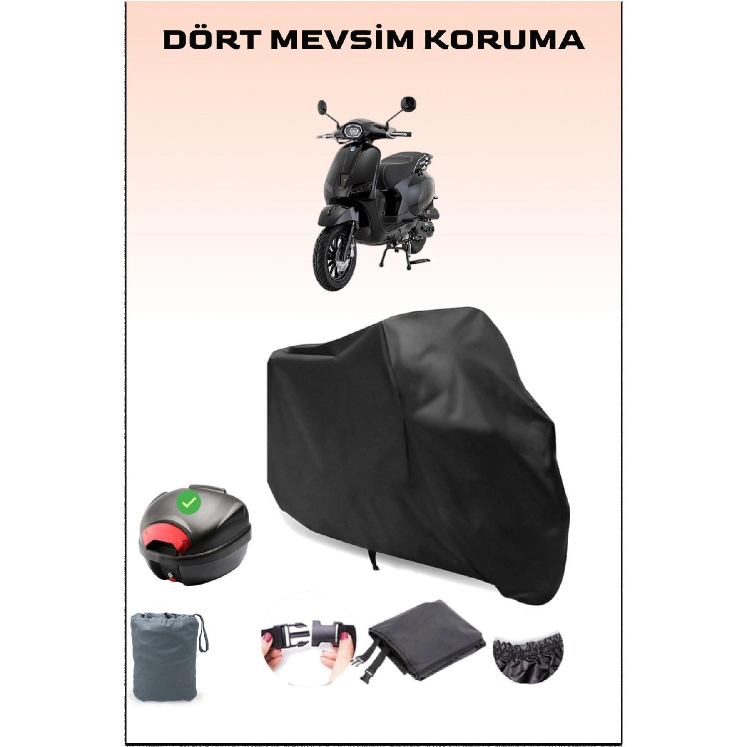 

Mondial 50 Wing Black Motorcycle Canvas Rear Bag Compatible