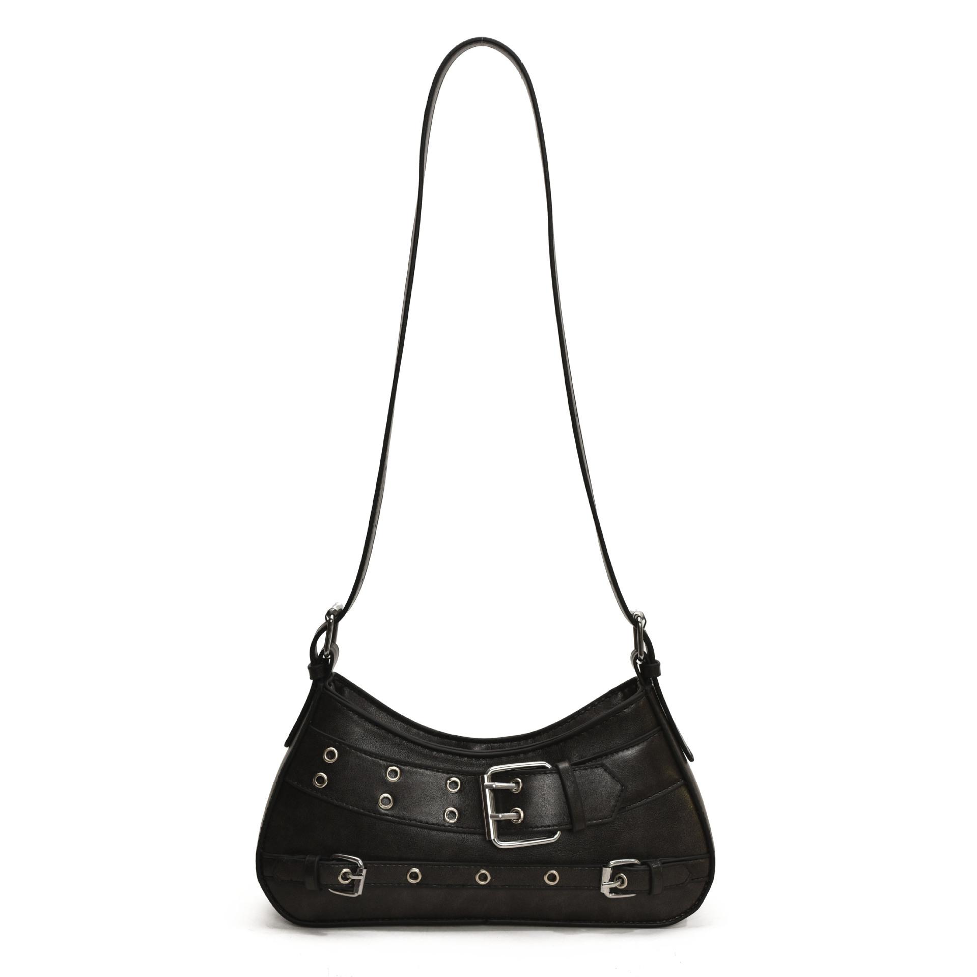 

Крутая сумка через плечо в стиле локомотива, сумка на плечо из ПУ, нишевый дизайн, сумка под мышку, сумка-мессенджер, универсальная сумка-мессенджер, портативная маленькая квадратная сумка чёрный