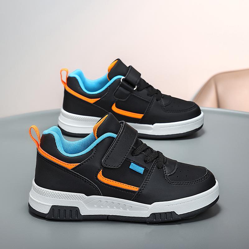 Childrens Board Shoes 2025 Casual Leather Flat Daily Wear for Boys Girls All Seasons Comfortable Breathable Walking Shoes