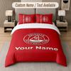 Custom Name Aberdeen 3Pcs Duvet Cover Set Personalized Text Bedding Pillowcases Bedroom