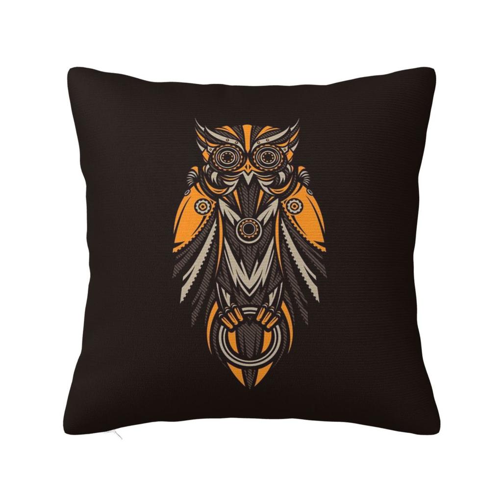 Native Mandala Owl American Square Pillowcase Cushion Cover Pillow Case Throw Pillow Cover for Home Sofa Living Room