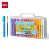 Deli 72126 Twistable Oil Pastels – 12 Vibrant, Water-Soluble Colors for Children's Painting and Student Art.