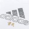 Adidas Scrawl Crew Neck Pullover Comfortable Breathable Short Sleeve T-Shirt Men Tops White GJ1450