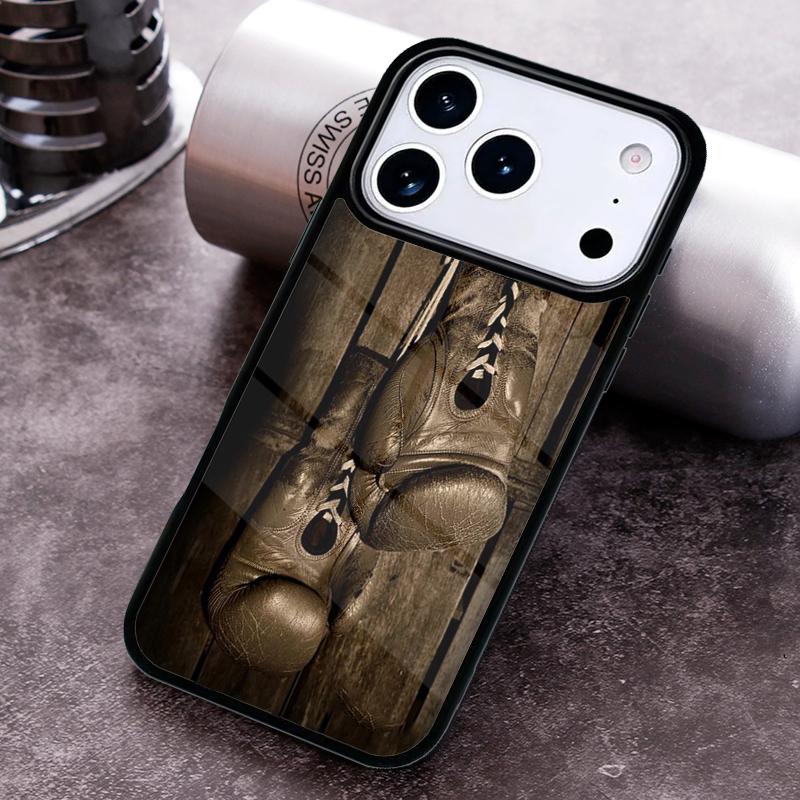 Boxing Gloves Hanging on a Wall Phone Case For iPhone 17 16 15 14 13 12 11 Pro Max Plus 17Air Soft Silicone Cover