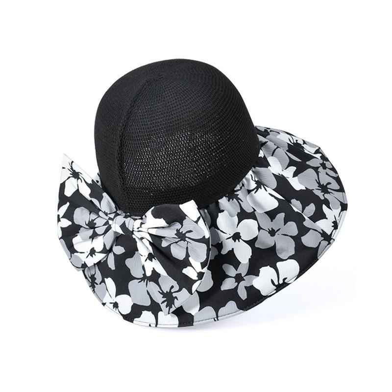 

Fashionable Summer Sun Hat For Women With Breathable Material And Large Brim чорний