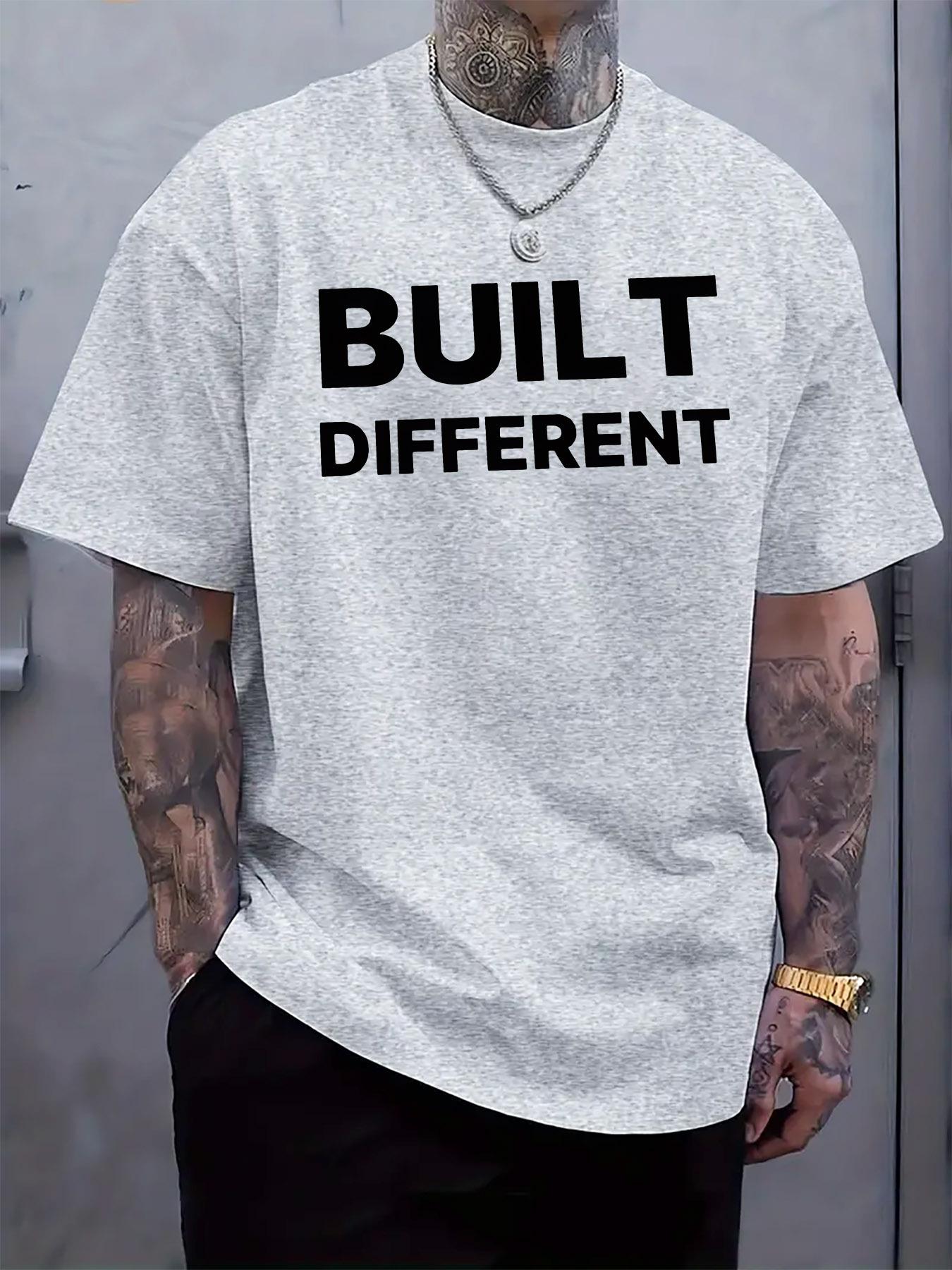 

Round Neck Short-Sleeve T-shirt with Unique Patterned Prints XXL