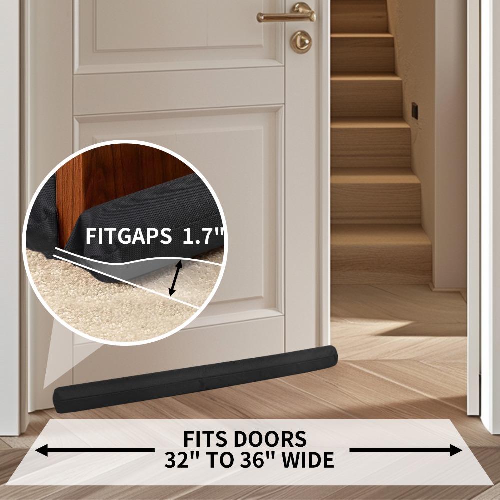 36 Inch Flexible Door Bottom Sealing Strip Stopper SoundProof Gasket Weatherstrip Window Draft Guard Wind Dust Blocker Protector