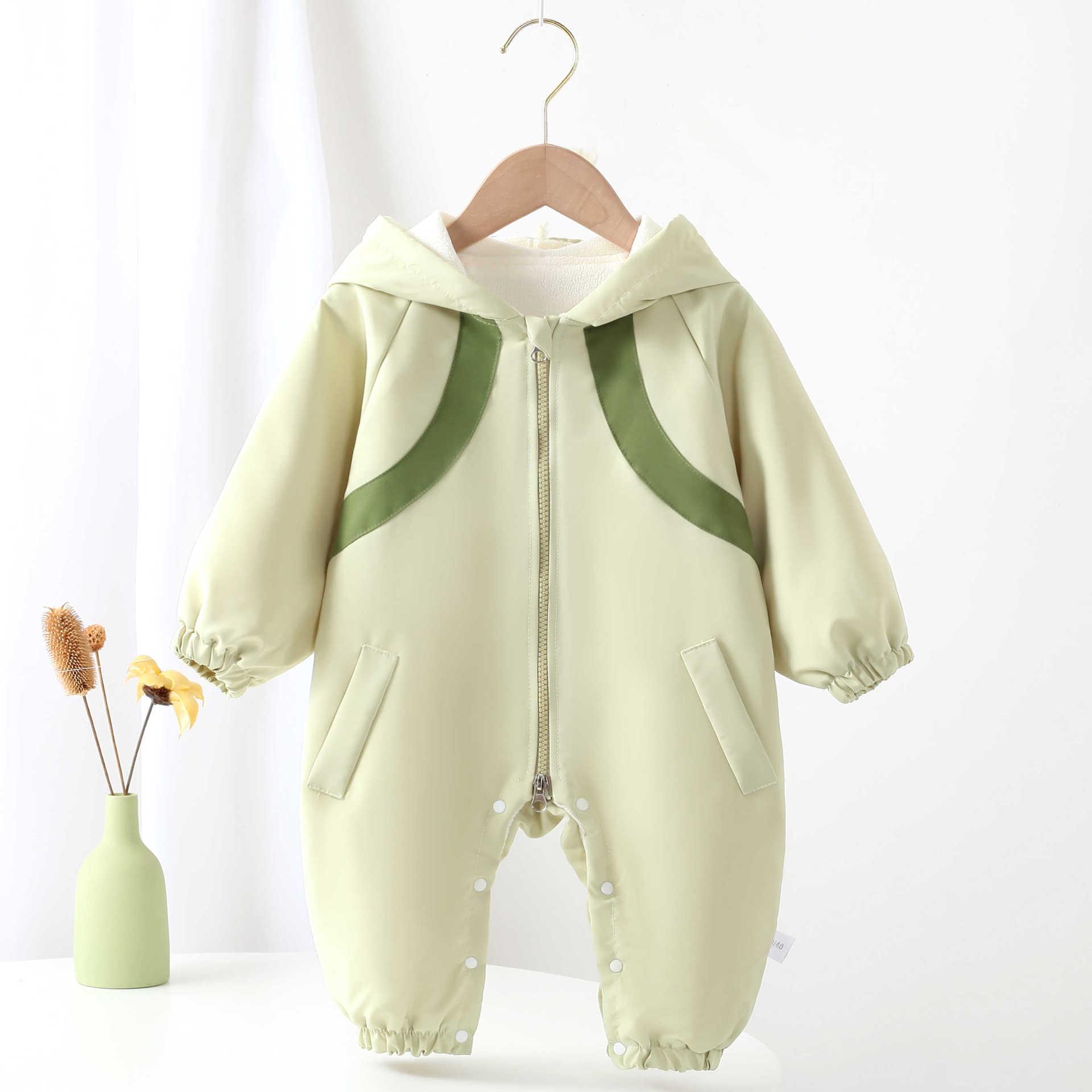 

Baby Dinosaur Fleece Romper: Cute, Casual, Versatile Crawling Suit 90 (Height 75cm-85cm) зелёный