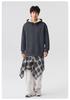 Retro Lambswool Hooded Sweatshirt: Solid Color, Warm, Plus Velvet, Casual Men's Jacket for Autumn & Winter