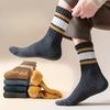 Men's Autumn and Winter Thick Warm Sports Towel Bottom Sweat Absorbing Deodorizing Socks