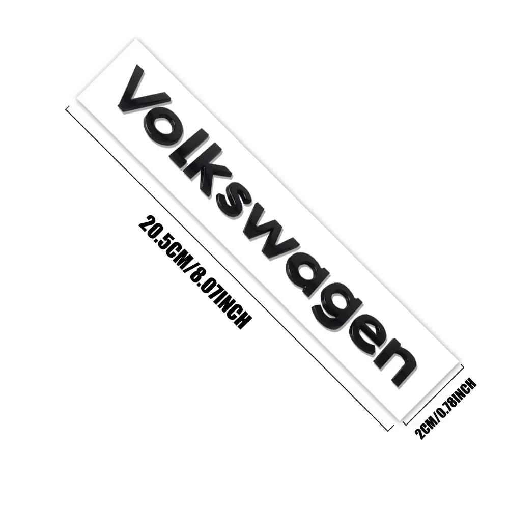 2026 Hot For Volkswagen VW ABS Car Trunk Volkswagen Logo Decorative Sticker For VW Golf MK5 MK6 MK7 Passat Polo CC Auto Styling