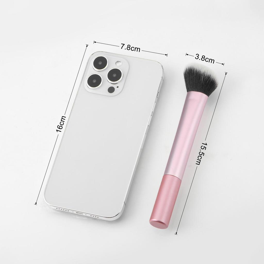 Long-Handle Makeup Brush Set: Includes Contour, Powder, Eyebrow, and Eyeshadow Brushes In 4, 6, and 8-Piece Options.