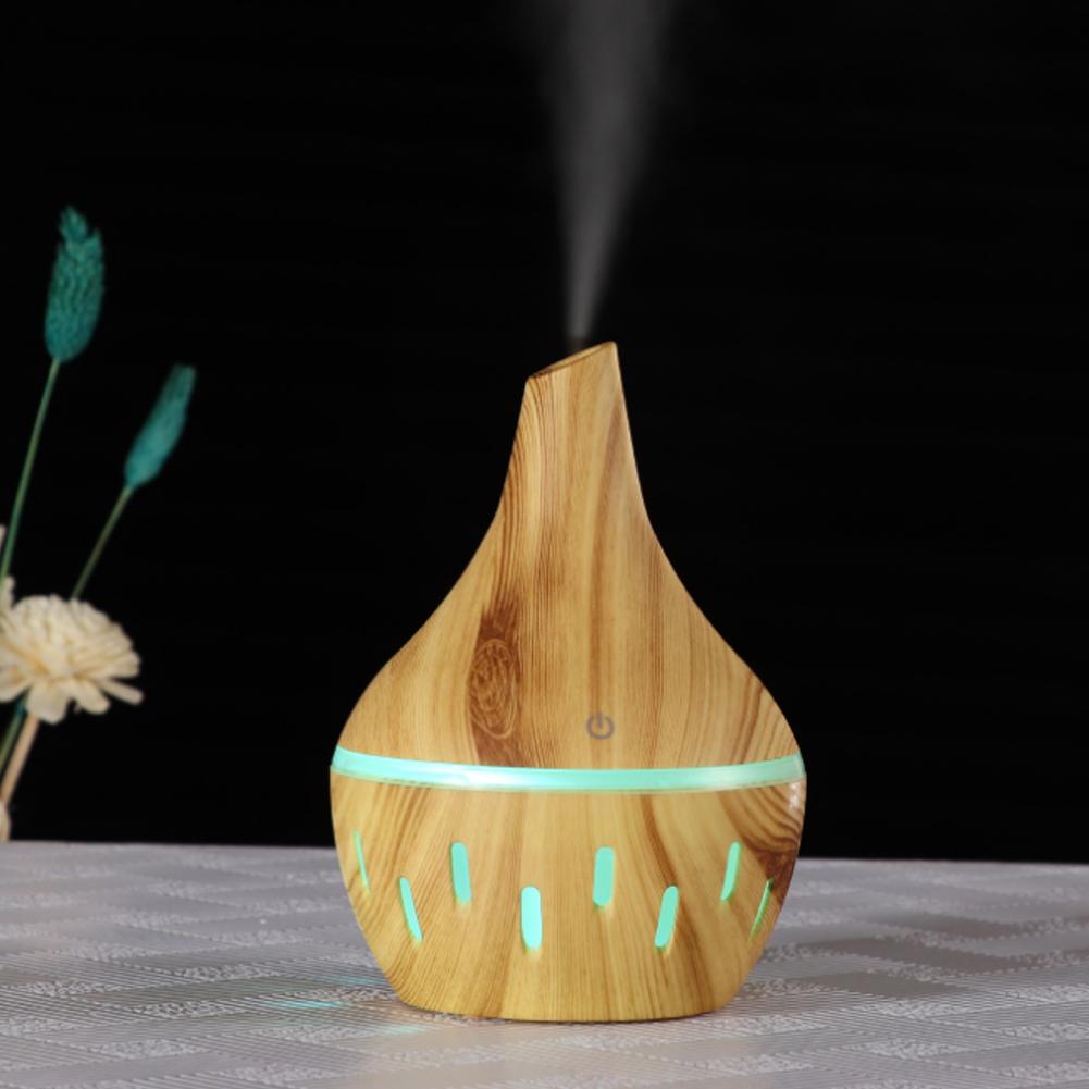300ml USB Mini Air Humidifier Aroma Essential Oil Diffuser with 7 Changing Led Lights for Bedroom