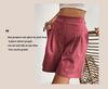 2025 Summer Elegant European & American High-Waisted Wide-Leg Women's Shorts