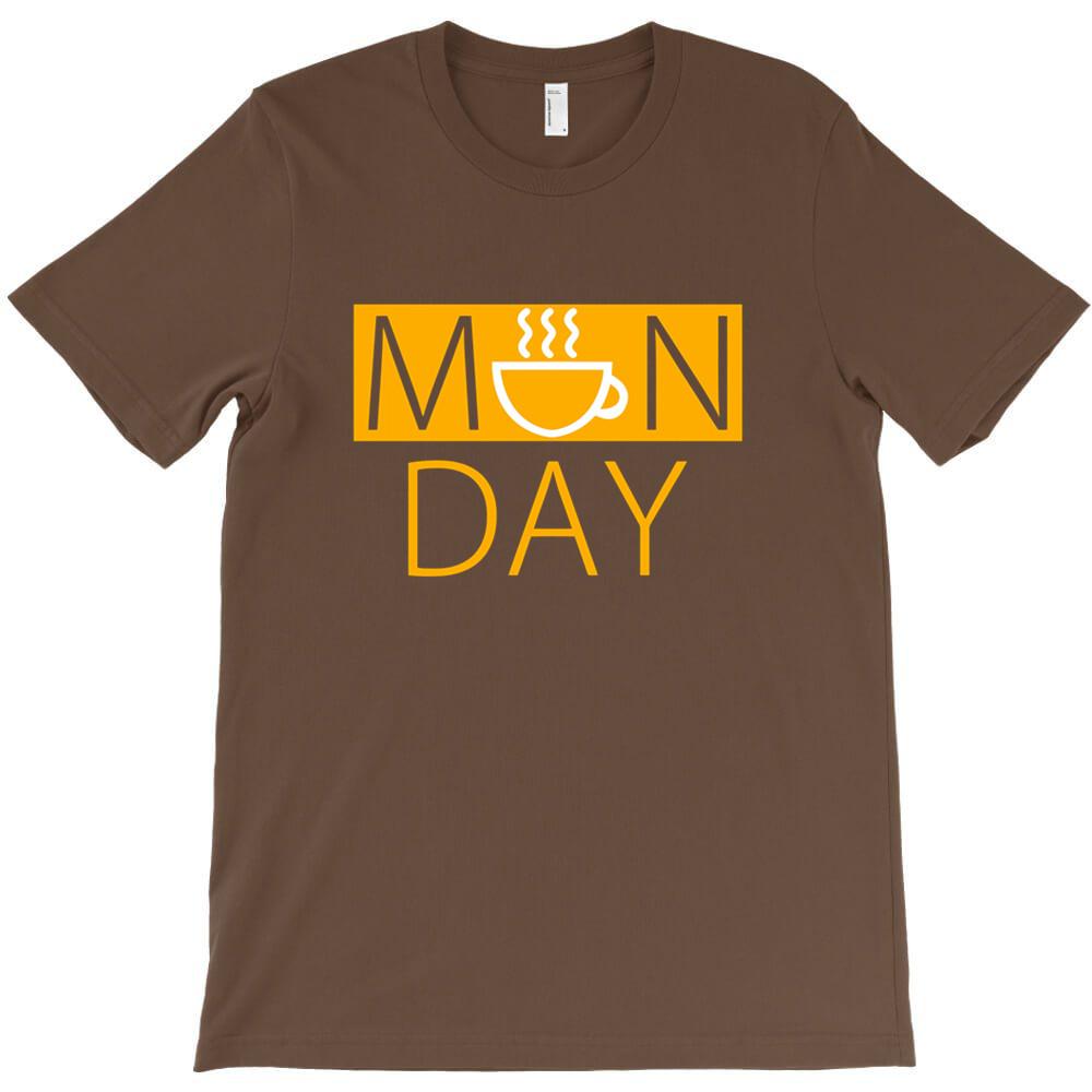 Monday Coffee T Shirt White T Shirt The Men S Crewneck Streetwear T Shirt Clothes