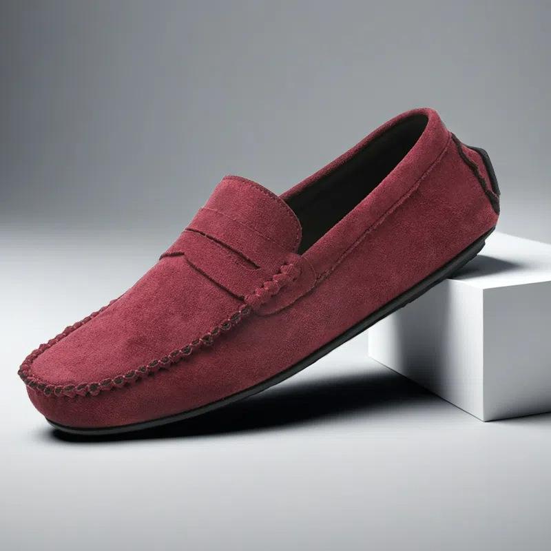 Men Designer Leather Casual Shoes High Quality Fashion Comfortable Loafers Flats Big Size Driving