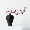 Chinese Antique-Style Ceramic Vase: Wabi-Sabi Japanese Beauty for Home, Living Room, or Hallway