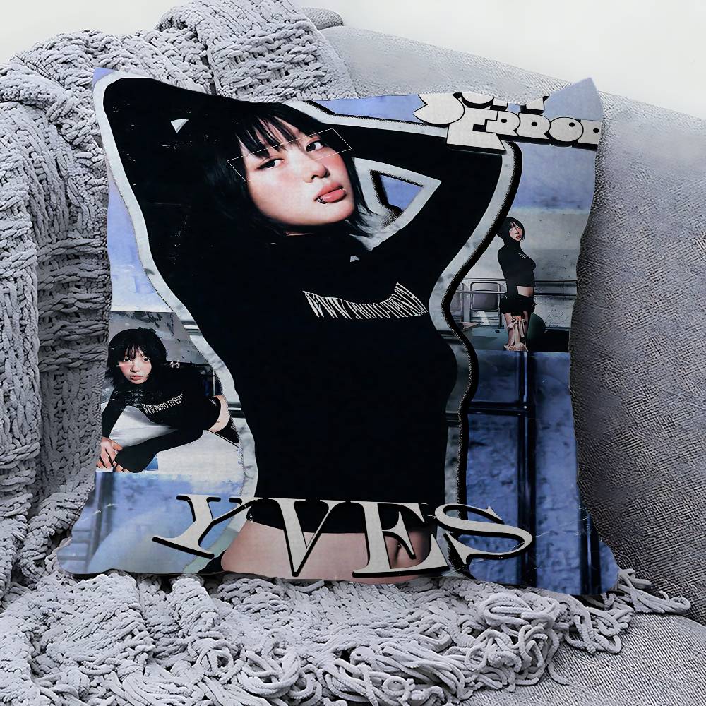 Popular Kpop L-Loona Y-Yves Cushion Cover Decorative Pillow Sofa Home Decor Case Pillow Cases