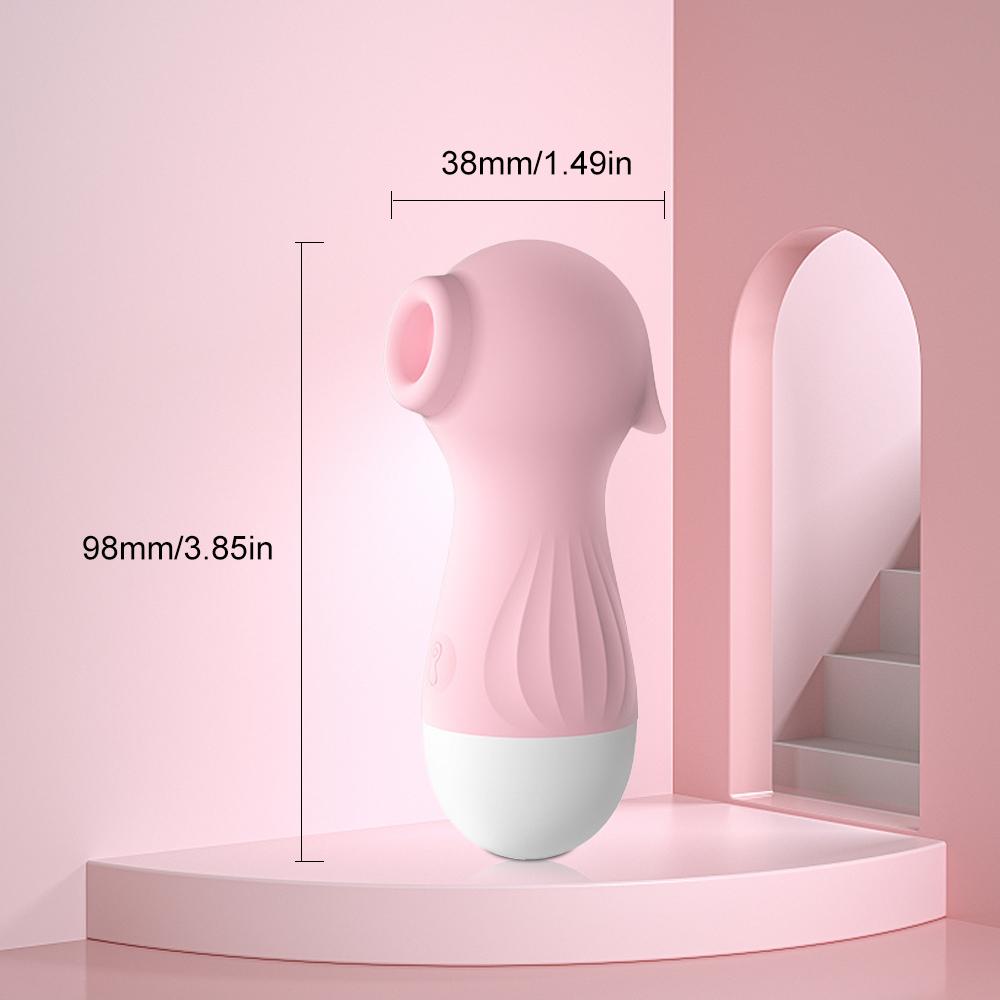 Clitoral Suction Vibrator for Women, Dual Stimulation with Powerful Vibration & Rhythmic Suction, Soft Silicone Sex Toy