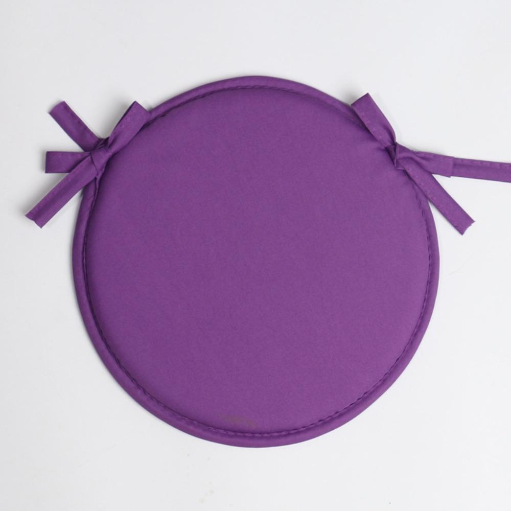 Thickened Sponge Round Chair Pad 30*30CM Washable Circular Chair Cushion With Drawstring Candy Color Stool Cushion