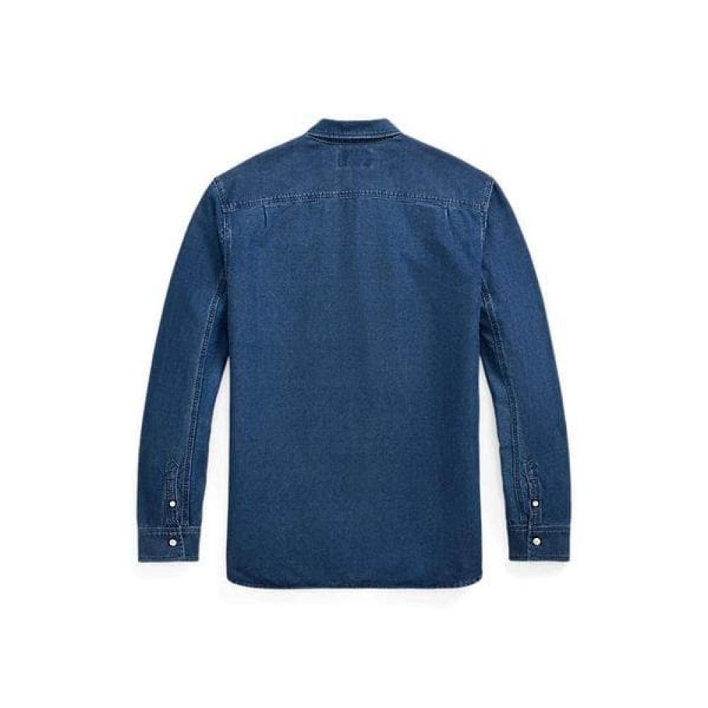 Rrl Indigo Oxford Workshirt Mnrrwov16820368410