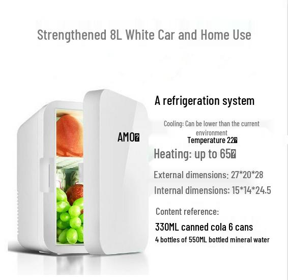 First-Class Energy-Saving Mini Fridge: Compact Double-Door Refrigerator for Home, Office, Dorm, or Rental Room