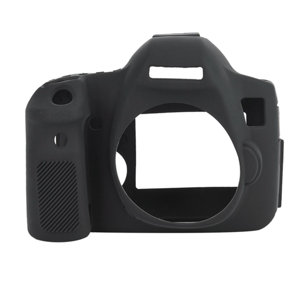 Soft Silicone Camera Case Protective Cover Skin for Canon 6D (Black)