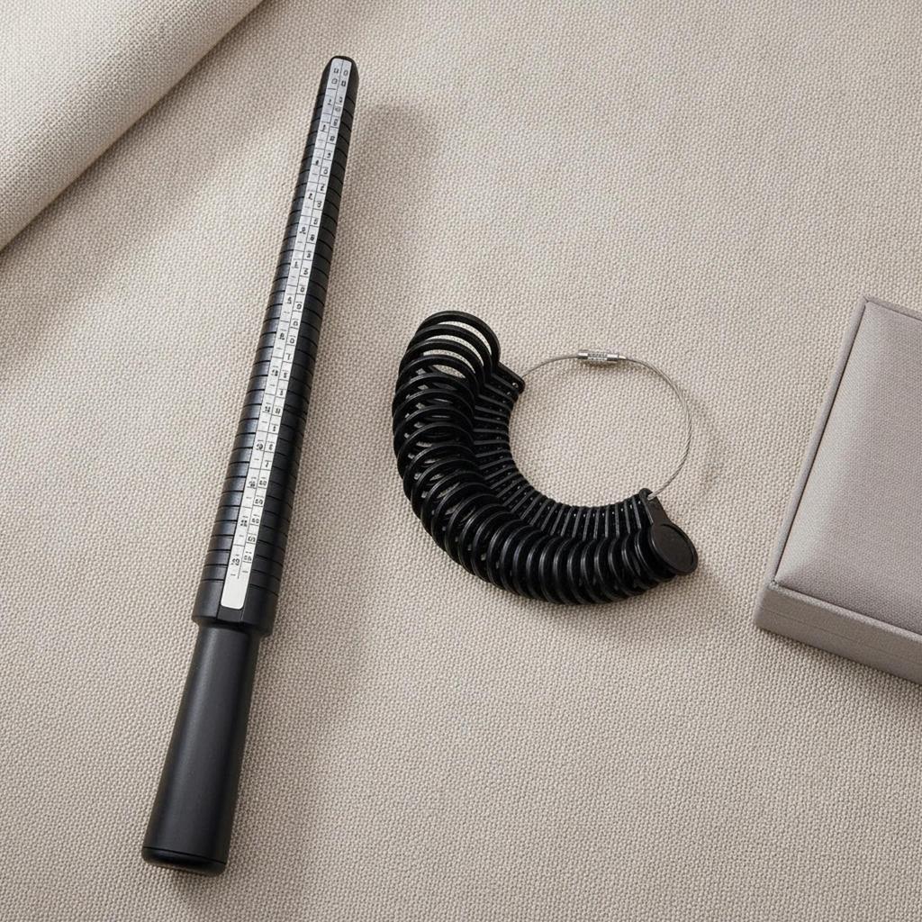 Finger Sizing Size Measuring Tool Portable Gauge Detachable