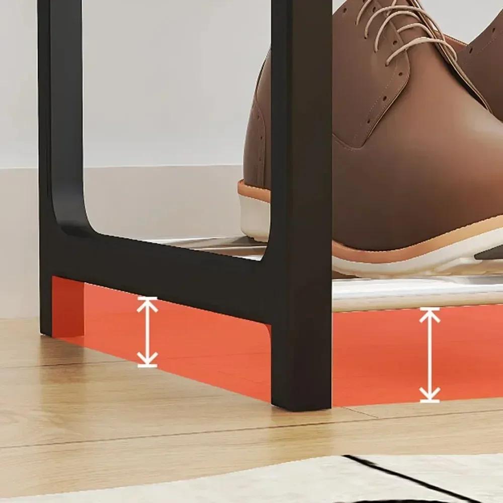 Simple Trapezoidal Shoe Rack for Home Use, Doorstep Storage, Shoe Cabinet, Balcony, Four Story Rack