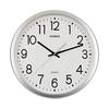 CASIO Wall Clock, Wall Clock, Silver, Analog, Silent, Continuous Second Hand, Office, Simple, IQ-77-8JF