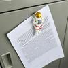 Space Themed Decoration Cartoon Astronaut Resin Refrigerator Magnet, 3D Flying Saucer Fridge Magnet Theme for Kitchen Office Whiteboard Cabinet