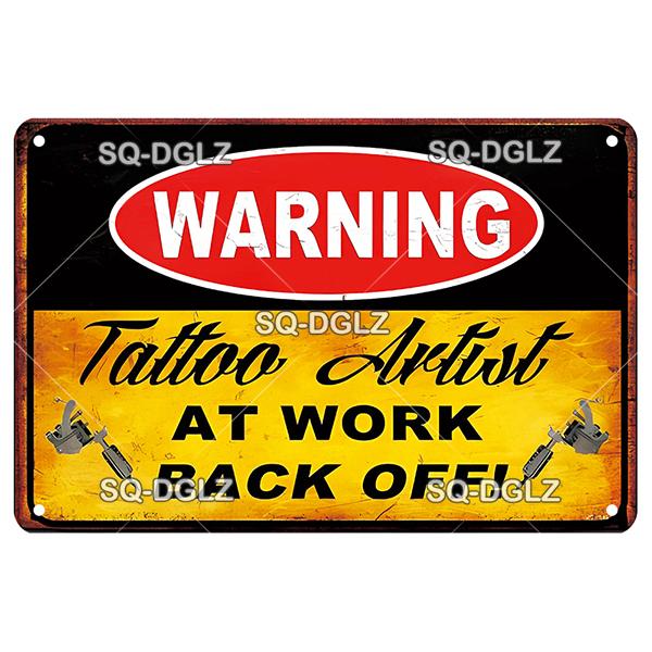 Vintage Barber Sign Metal Wall Decor Retro Tin Plaque for Man Cave Garage
