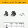 Triple Strength No-Sew Round Electroplated Magnetic Bag Buckle with Thickened Metal Pin