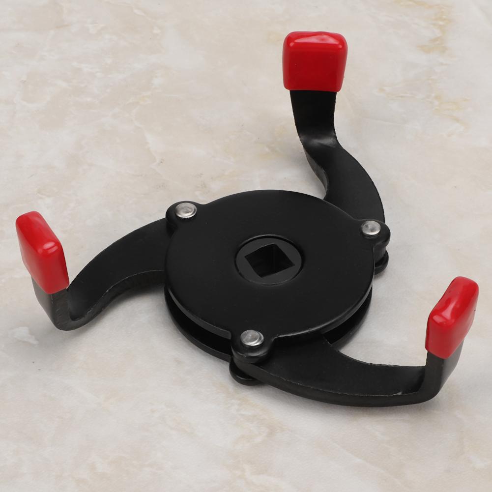 53 108mm Oil Filter Wrench 3 Jaws Adjustable Removal Spanner Universal Car Repair Tool