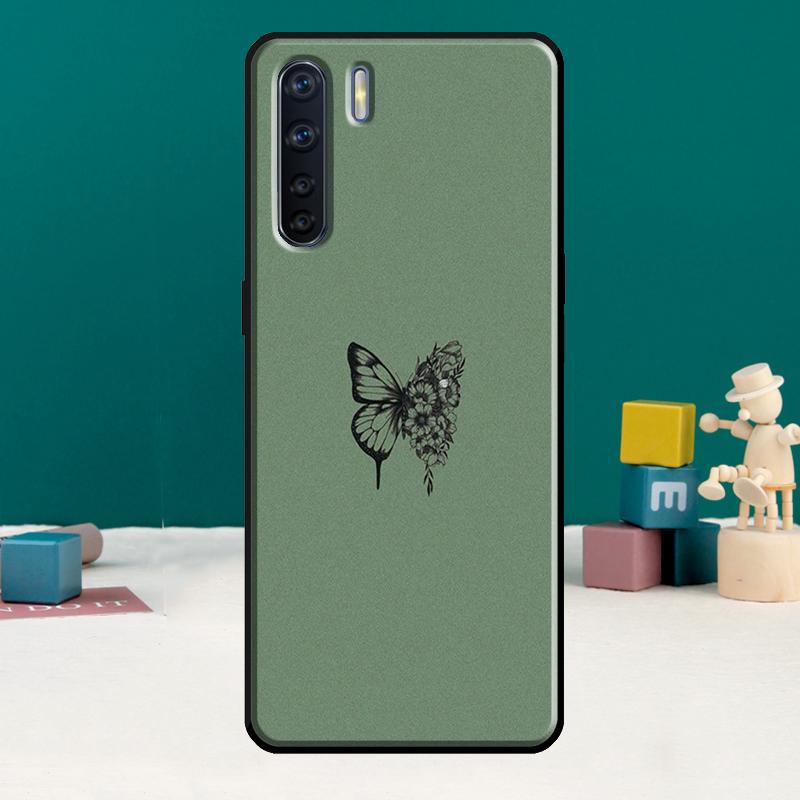 Cute Butterfly Phone Case For Oppo A17 A18 A38 A58 A78 A98 A79 A40 A60 A80 A16 A76 A96 A15 A74 A94 A54 A77