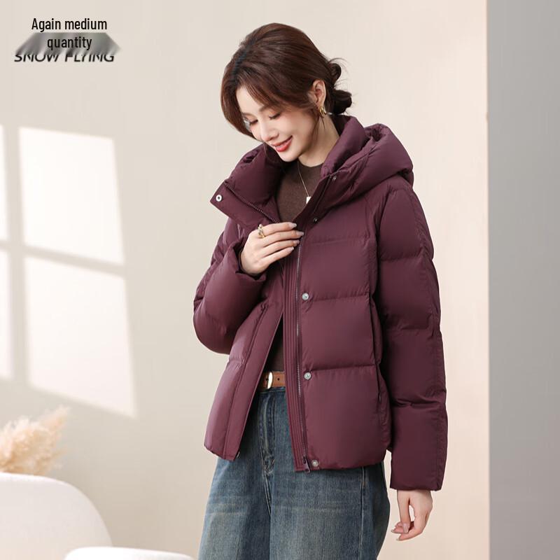 SNOWFLYING Hooded Duck Down Jacket L