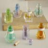 7pcs Magic Bottle Drift Bottle Making Kit,Used for Drip Glue Resin Plaster Making Silicone Mold, Suitable for Making Unique Pend