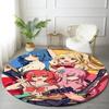 Customizable BOCCHI THE ROCK Round Non-Slip Carpet - Ideal for Garden, Picnic, Office, Perfect for Decoration, Suitable For All Seasons