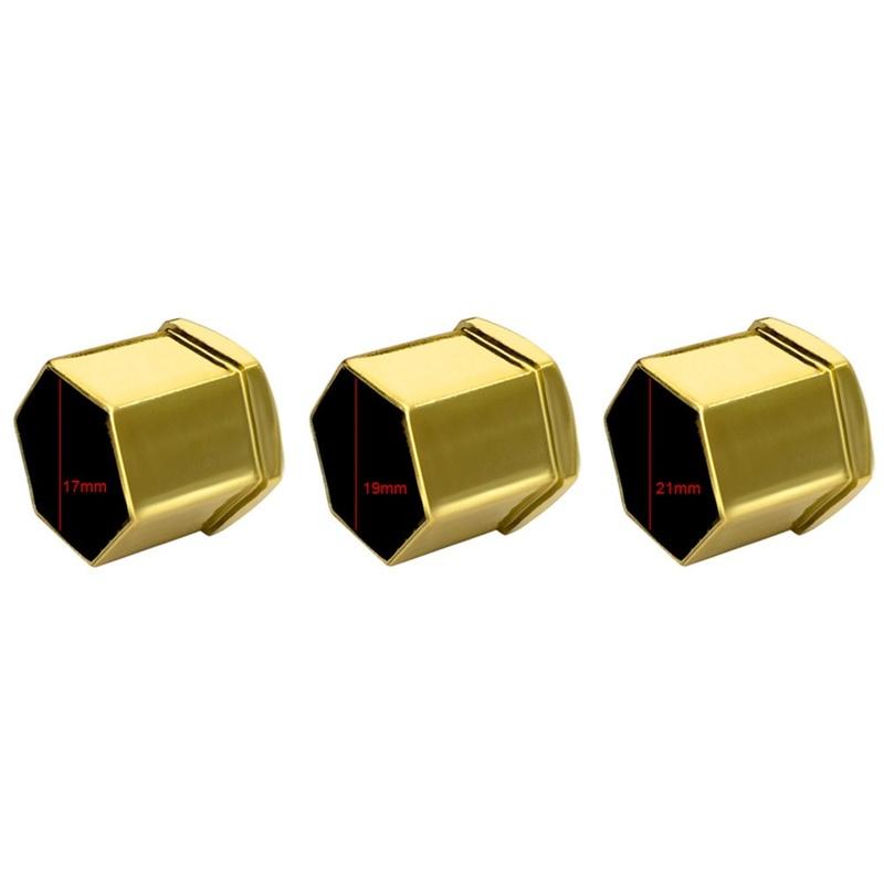 20Pcs 17/19/21mm Car Wheel Nut Caps Protection Covers Caps Anti-Rust Auto Hub Screw Cover Car Tyre Nut Bolt Exterior Decoration