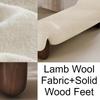 Wooden Shoe Changing Stool Retro Stools Relaxing Decorative Bedroom Low Stool Aesthetic Luxury Living Room Mid Century Stools