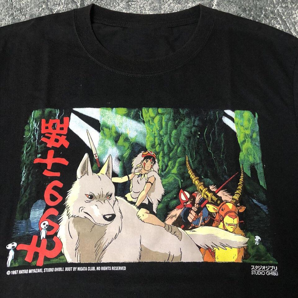 Princess mononoke Cotton Unisex Classic All Size S4XL Tshirt Unisex T-Shirt S