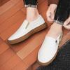 Fashion 2024New High Quality Men Retro Comfy Slip on Loafers Outdoor Antiskid Flat Designer Driving Design Casual Leather Business Shoes