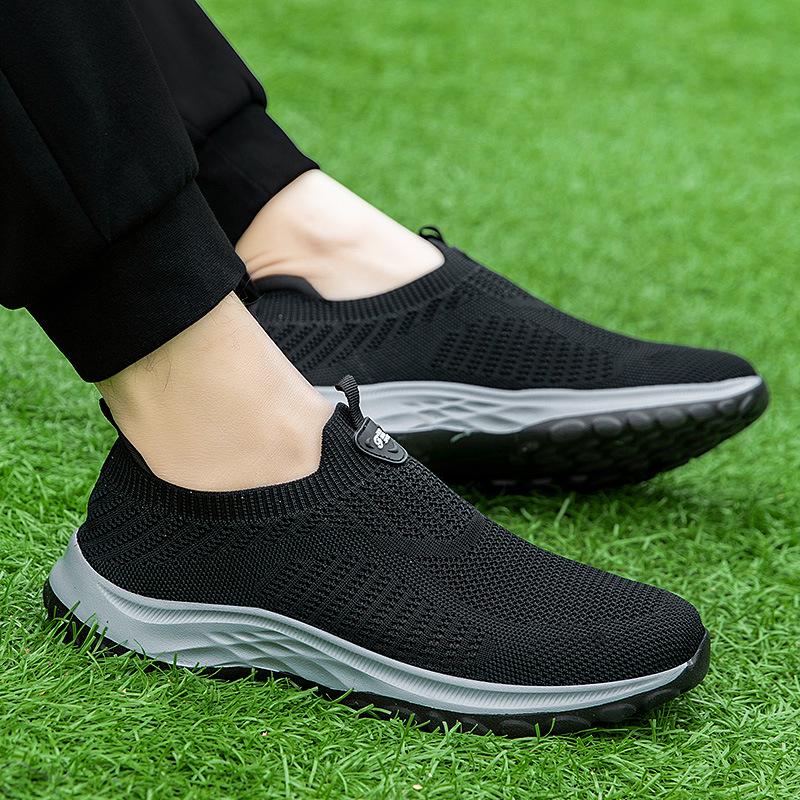 Slip-On Breathable Women's Walking Shoes with Soft, Shock-Absorbing Sole