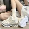 Haute Couture Version! Weiße Dad-Schuhe Damen Sport- und Freizeitschuhe Plateau vielseitig 2025 Frühling und Sommer höhenverstärkende Laufschuhe