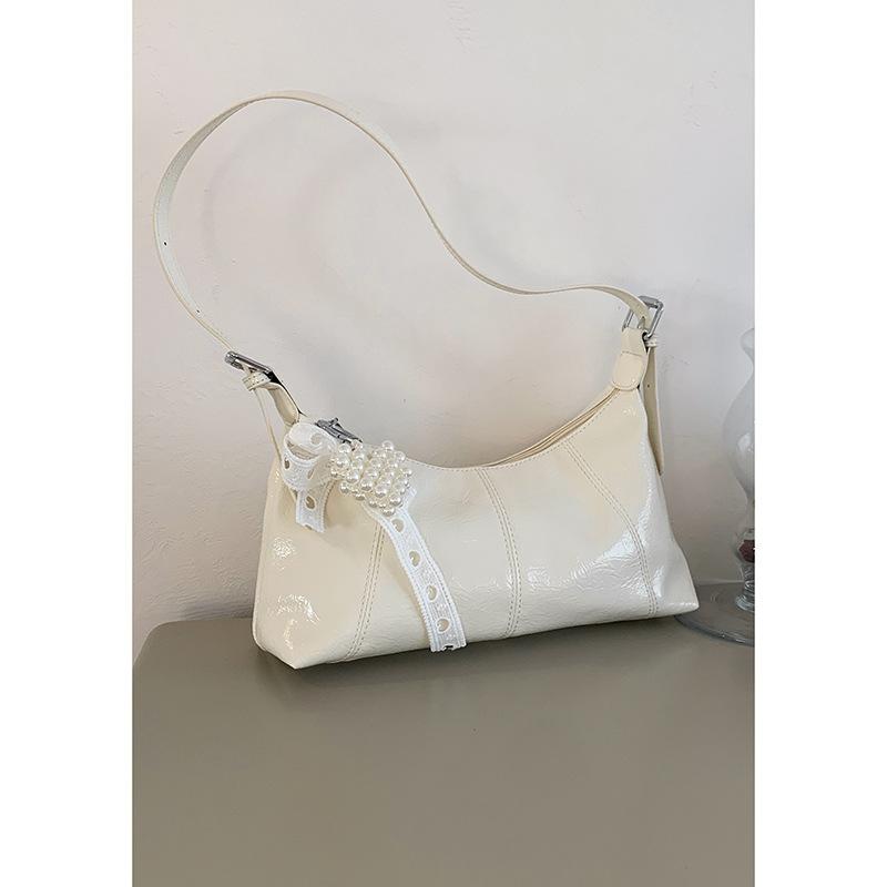 Niche High-end Underarm Commuter Bag Women's 2025 New Solid Color Simple Shoulder Bag Versatile Messenger Bag