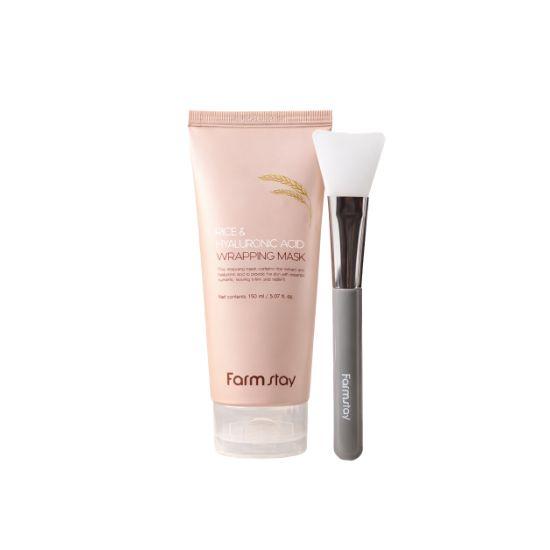 

Farmstay Rice & Hyaluronic Acid Wrapping Mask Hydrating & Brightening Facial Mask 150ml