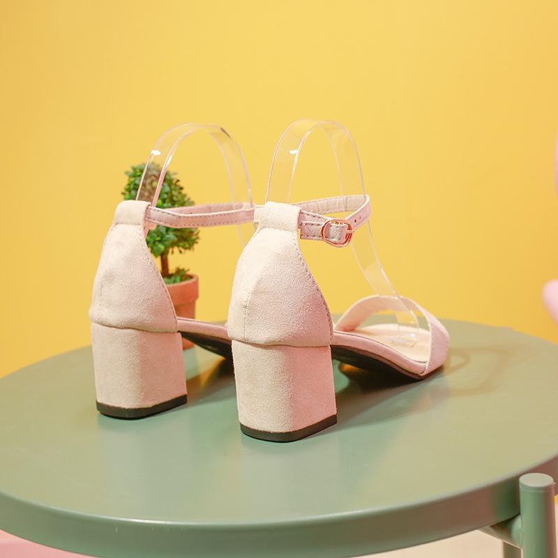 Premium Quality New Summer Women Sandals Open Toe Flip Flops Thick Heel Korean Style Gladiator For Effortless Style