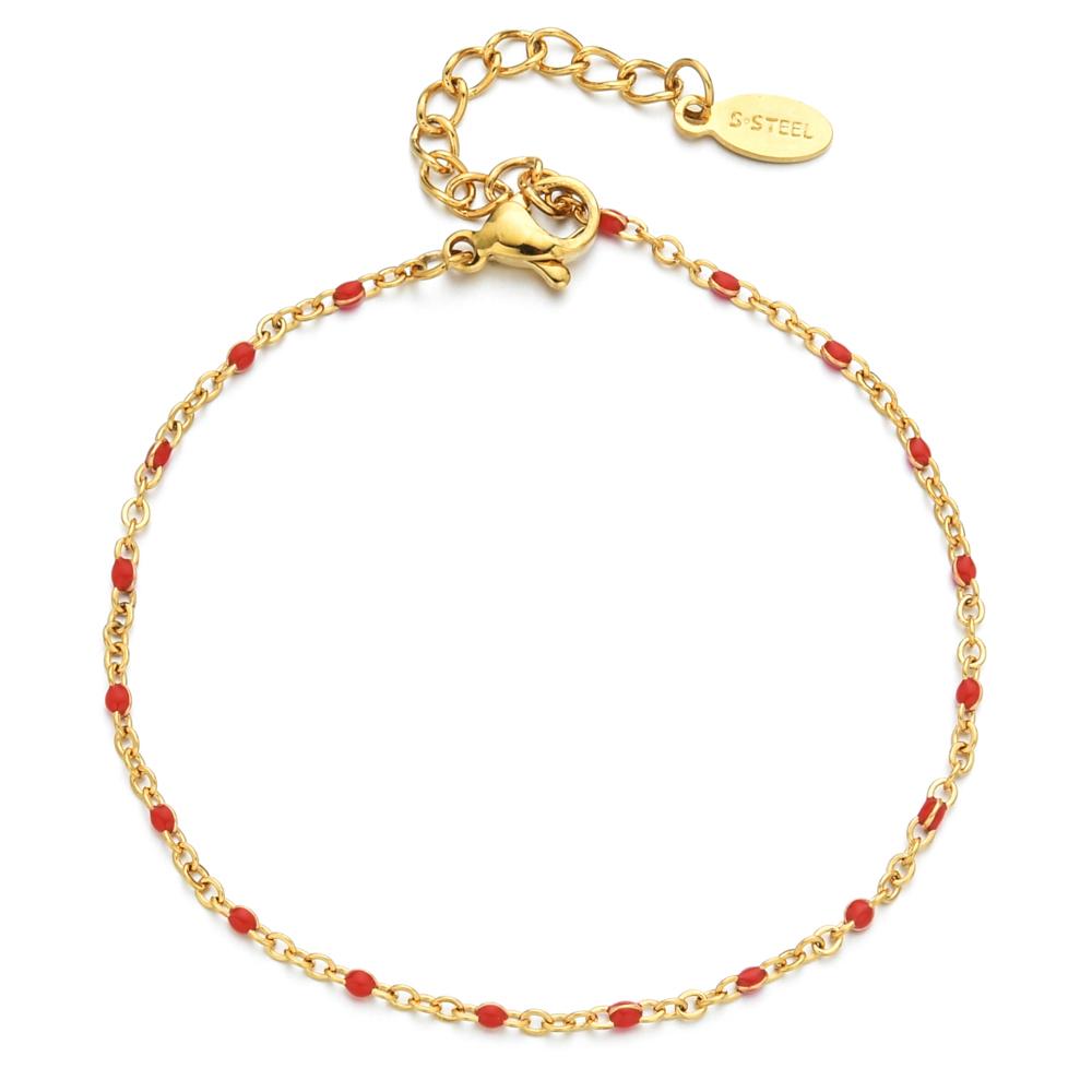 

ZMZY Fresh Color Thin Link Chain New Collocation Fashion Stainless Steel Bracelets For Women Lucky Jewelry Gifts красный