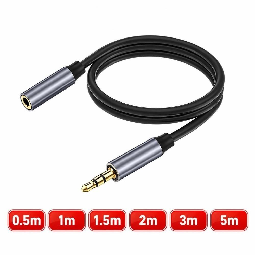 Male To Female 3.5mm Audio Extension Cable Stereo AUX Extension Cable  Headphone Listening